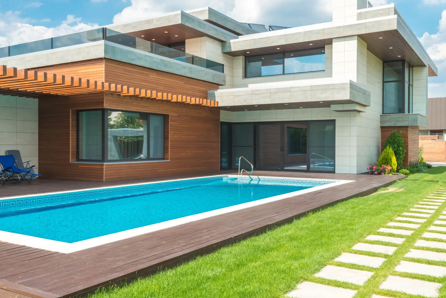 Swimming pool built in Bonville, NSW